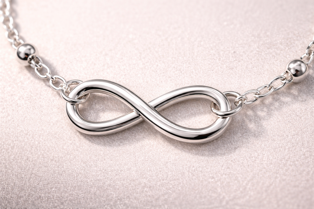 Gold & Silver Infinity Anklet