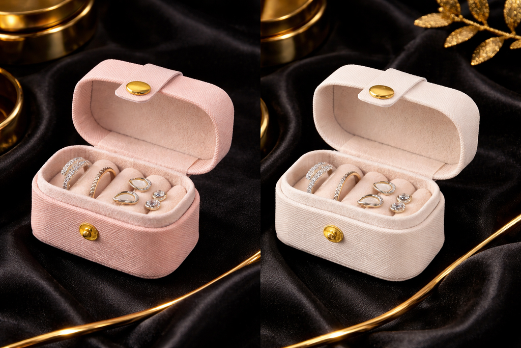 Elegant Mini Jewelry Organizer Box