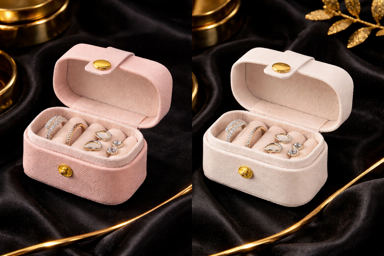 Elegant Mini Jewelry Organizer Box