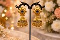 Traditional Gold Jhumka Earrings