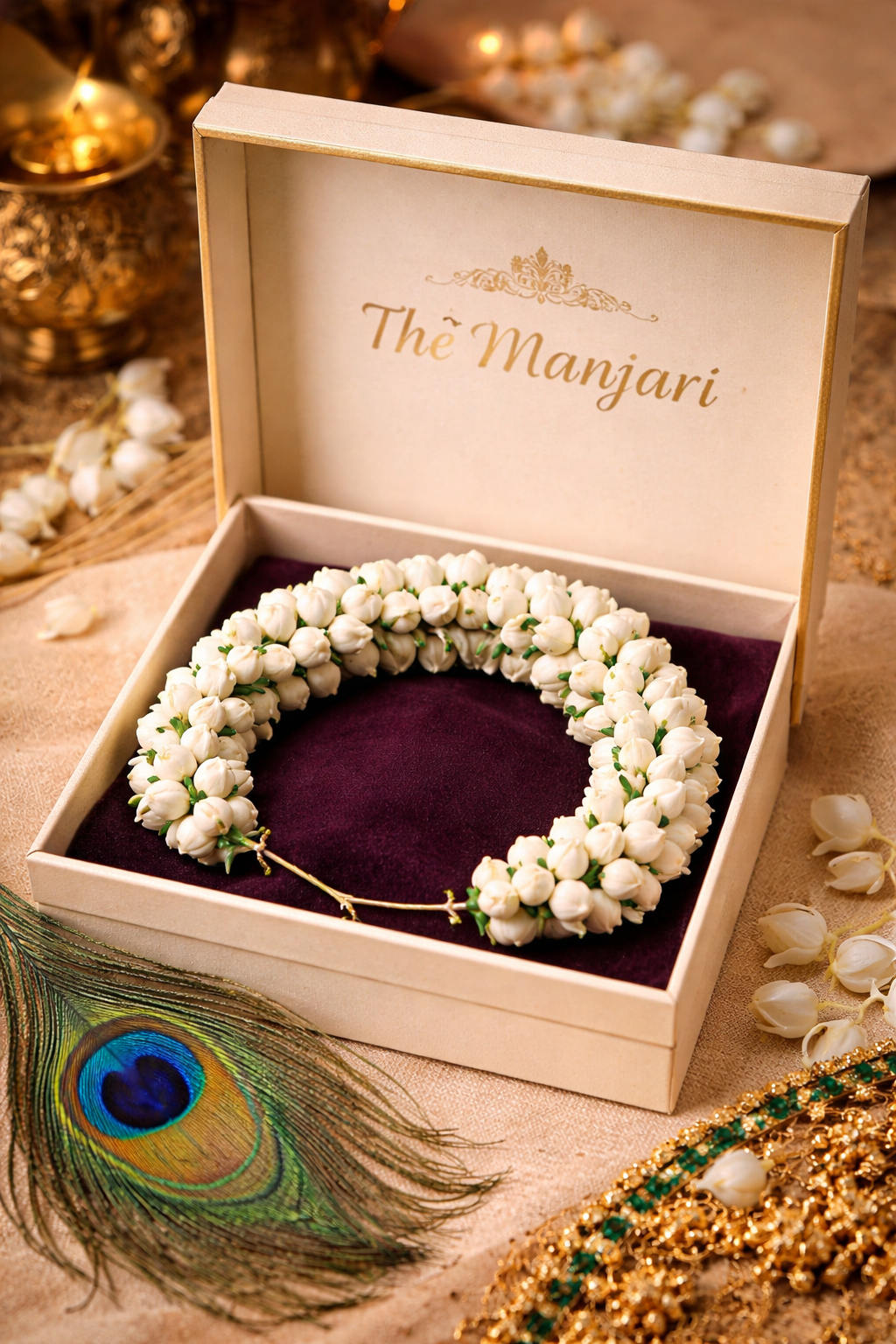 Jasmine Flower Gajra & Bun