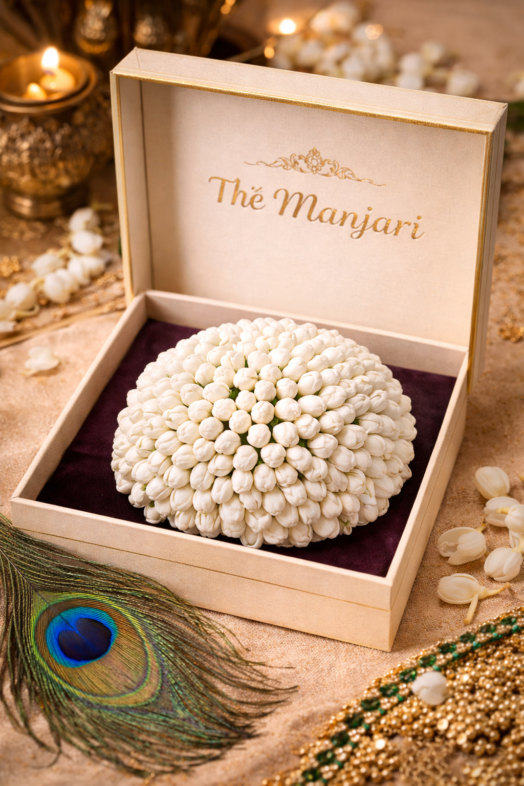 Jasmine Flower Gajra & Bun