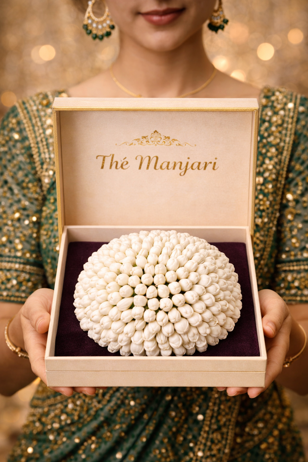 Jasmine Flower Gajra & Bun