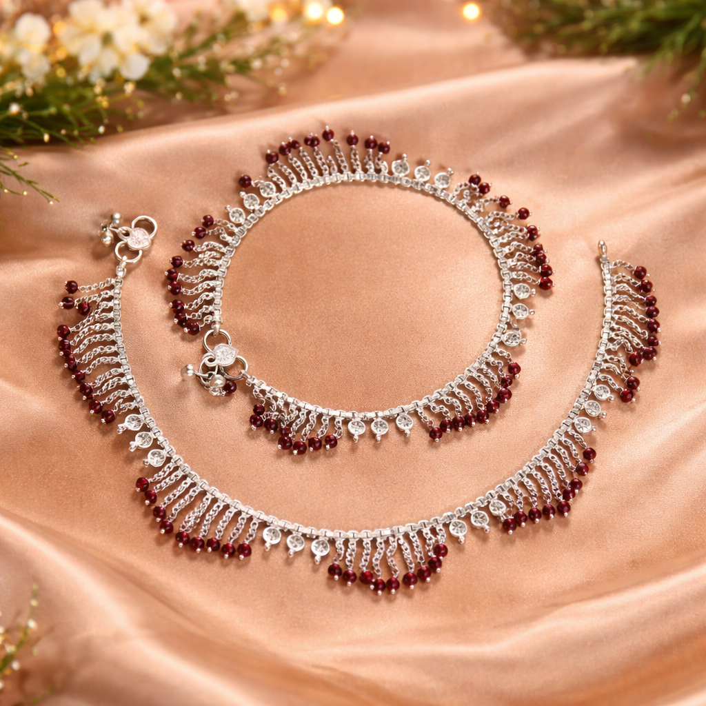 Indian Silver Anklet