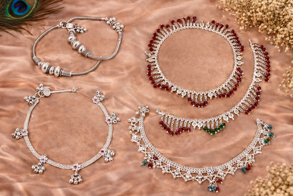 Indian Silver Anklet