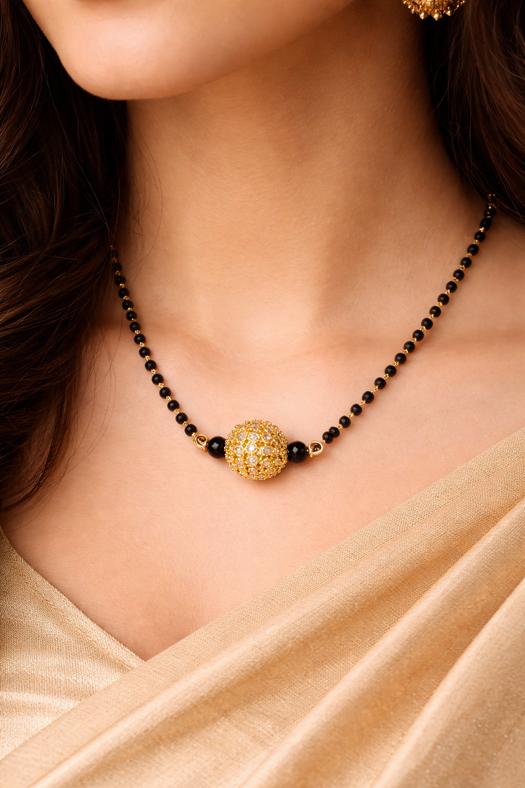 Mangalsutra Style Necklace