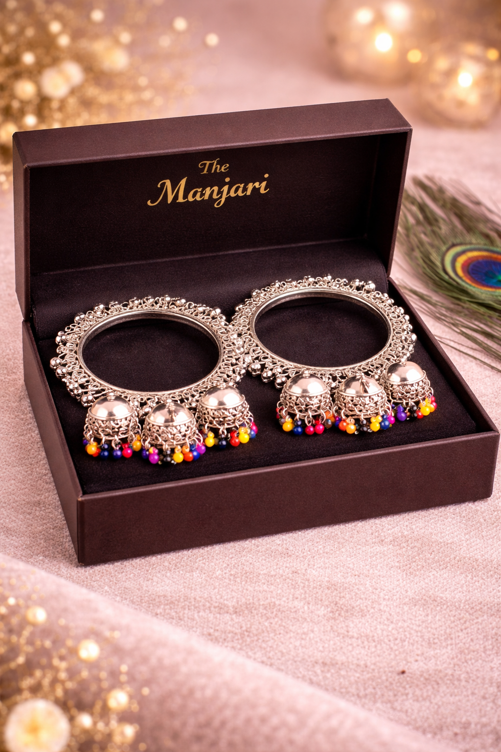Ghungroo Jhumka Bangle