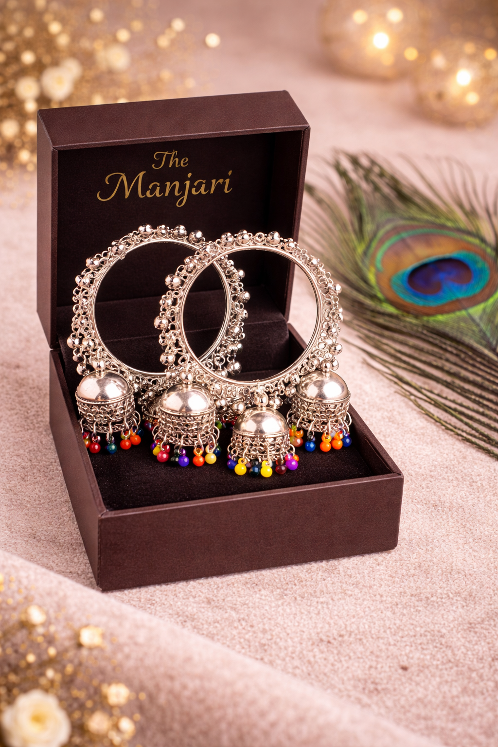 Ghungroo Jhumka Bangle