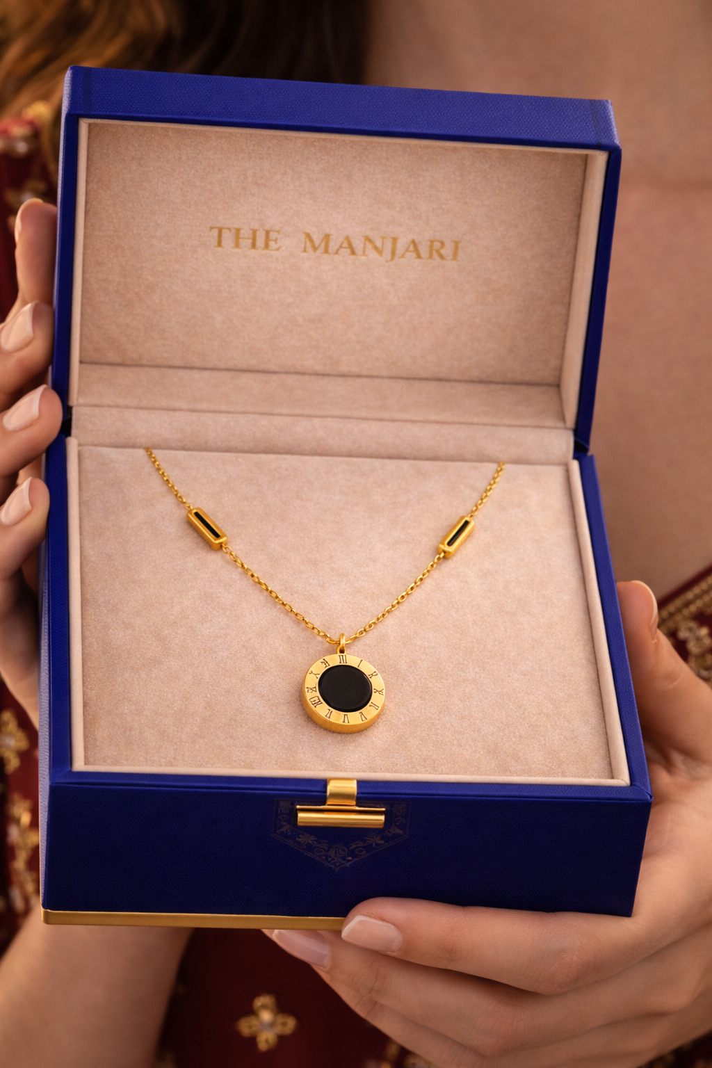18K Gold Plated Minimalist Pendant Necklace Set