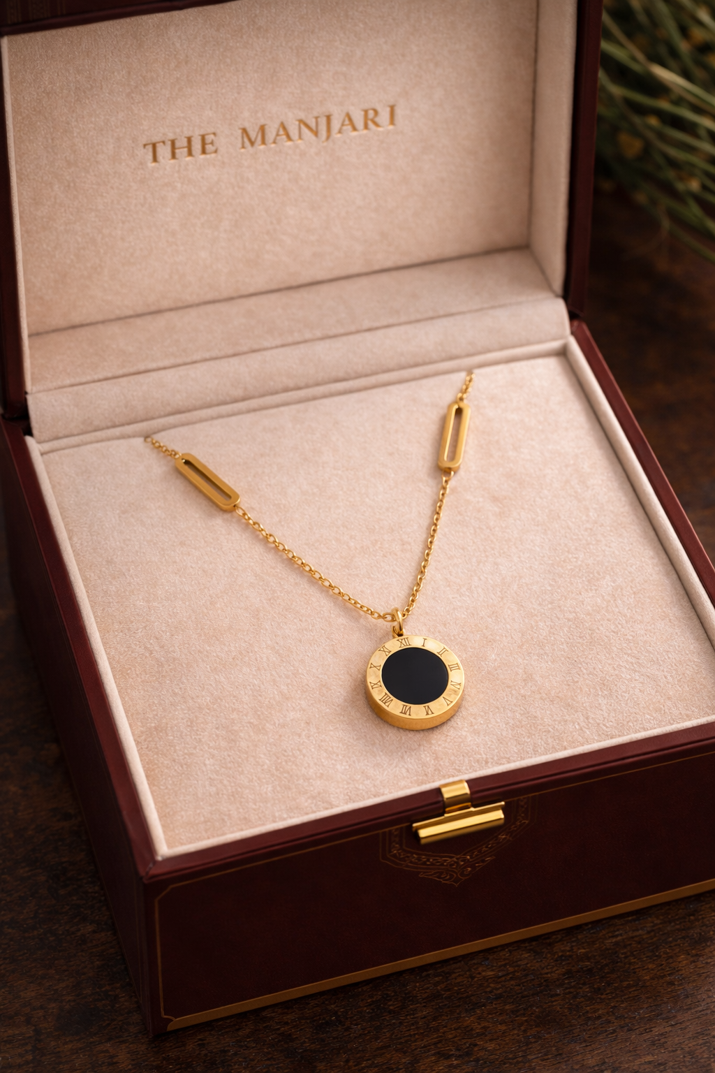18K Gold Plated Minimalist Pendant Necklace Set
