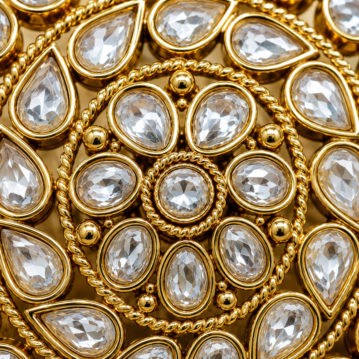 Luxury Kundan Oversize Statement Ring