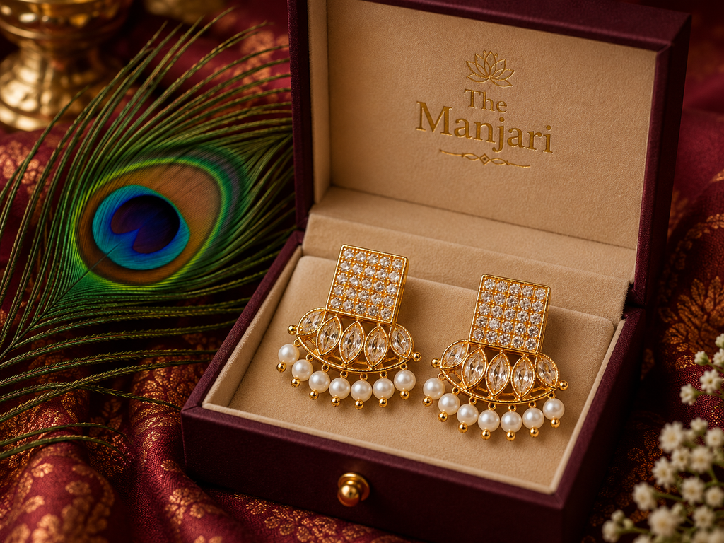 Luxury High Gold Statement Earrings