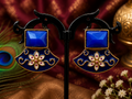 Designer Enamel Earrings