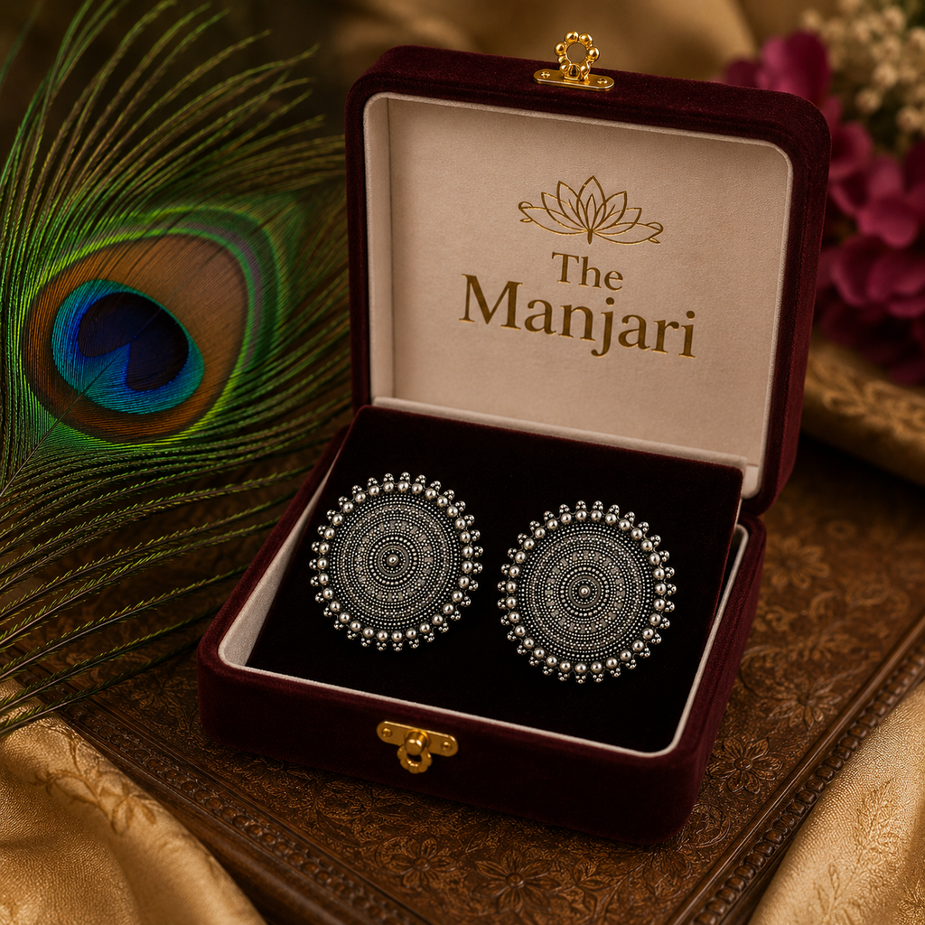 Boho Round Disc Earrings
