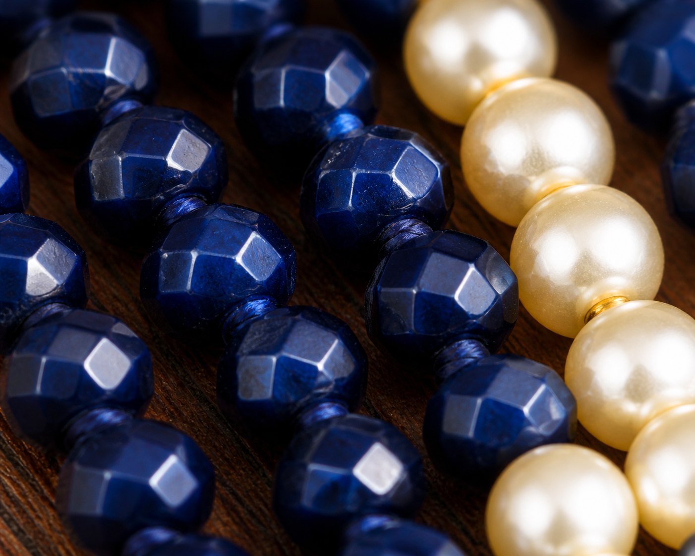 Royal Blue Kundan Pearl Choker Set