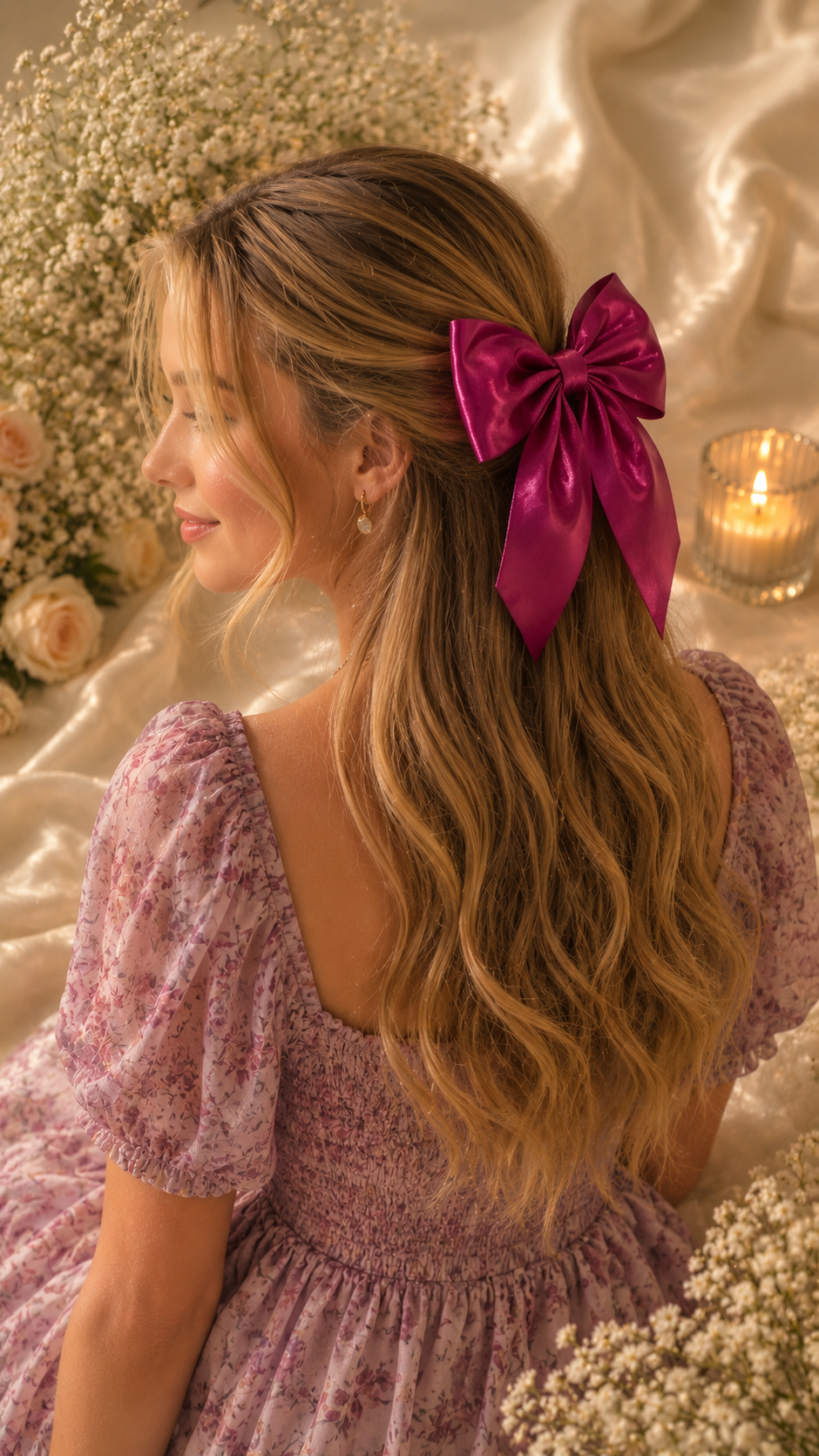 Luxury Satin Hair Bow