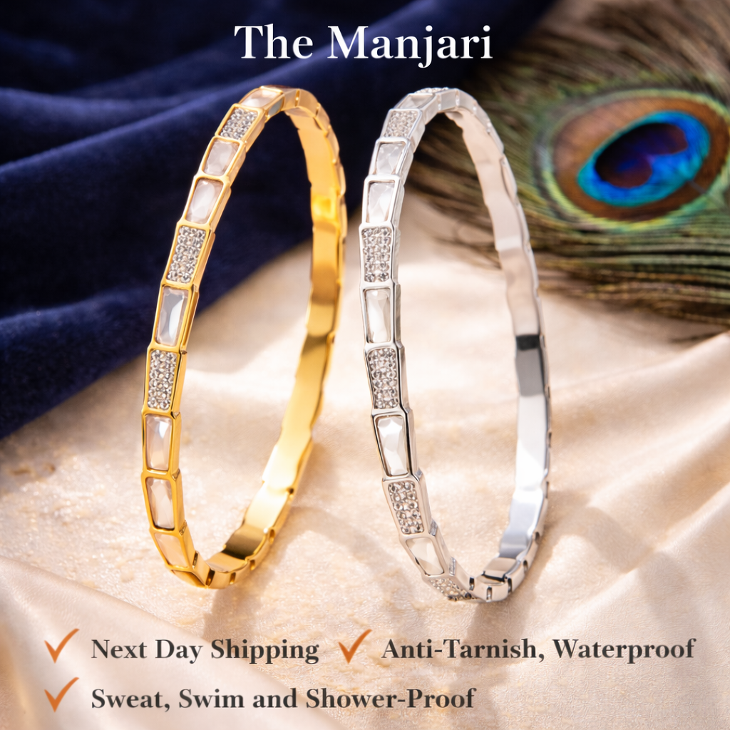 Geometric Bangle Bracelet