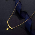 Bamboo Heart Necklace & Bracelet Set