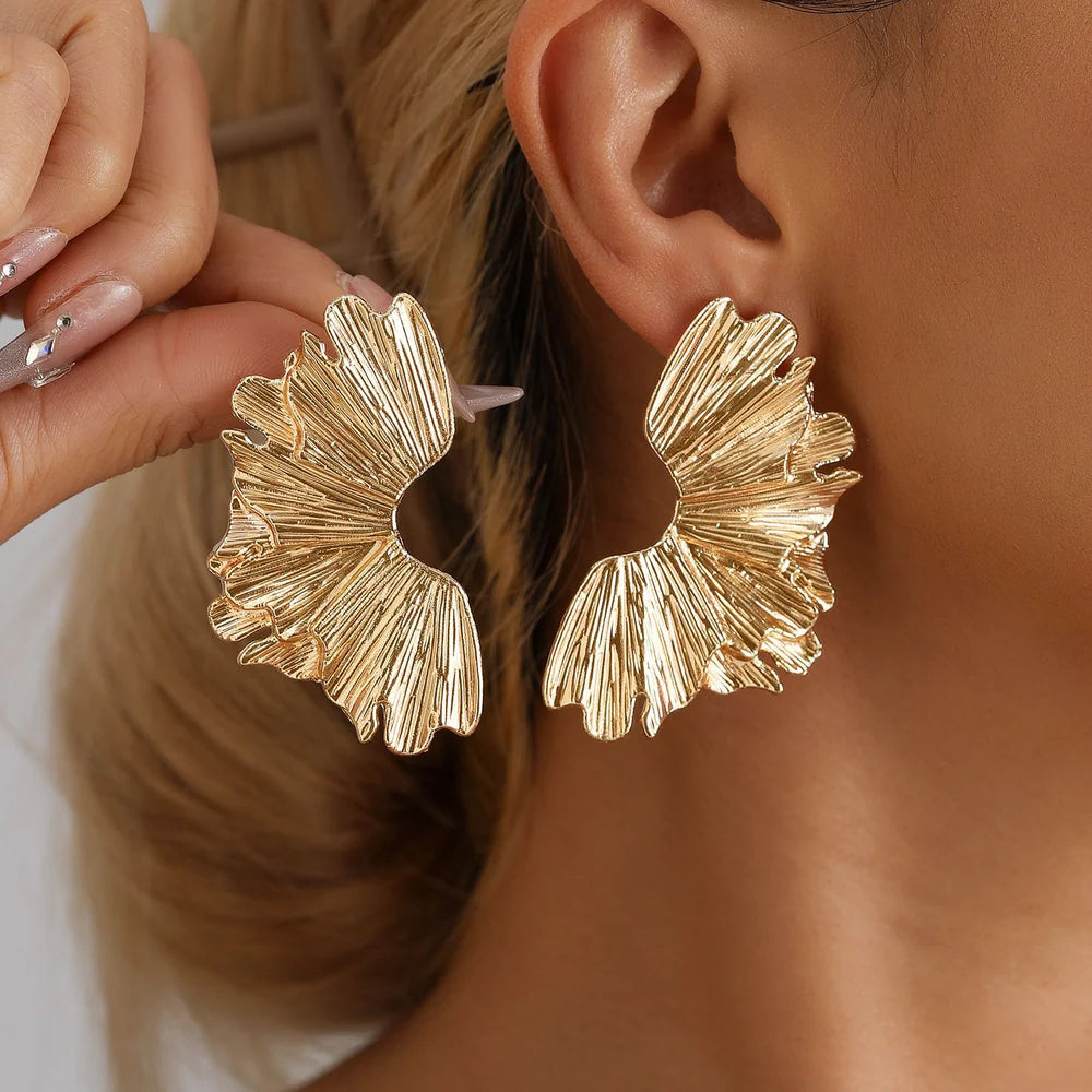 Vintage Retro Geometric Stud Earrings