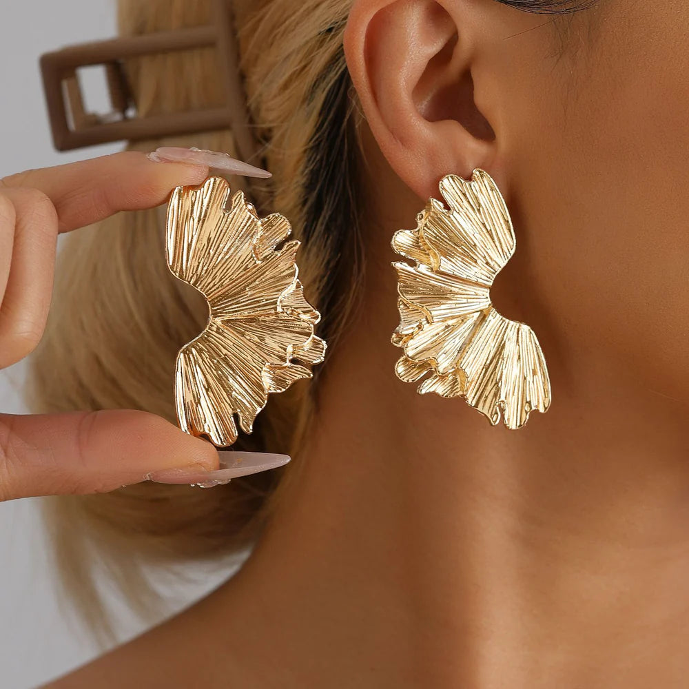 Vintage Retro Geometric Stud Earrings