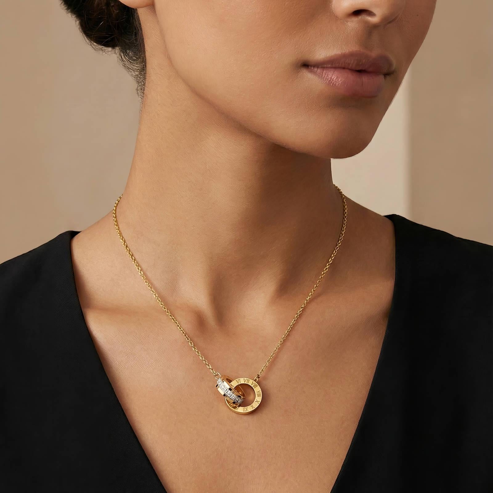 Roman Cross Necklace