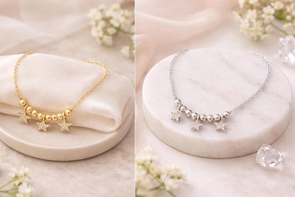 Dainty Star Anklet