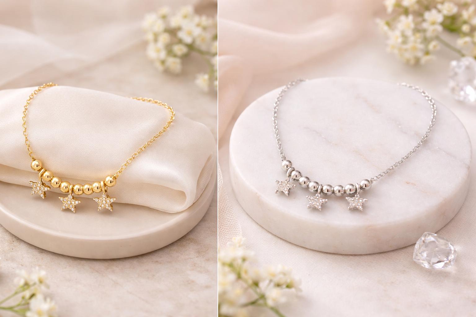 Dainty Star Anklet