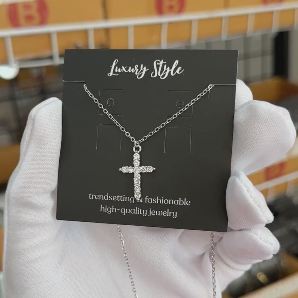 Silver Cross Necklace