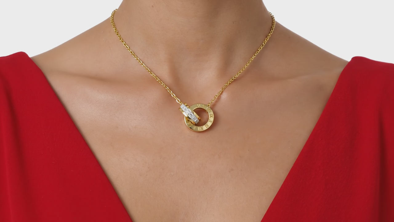 Roman Cross Necklace