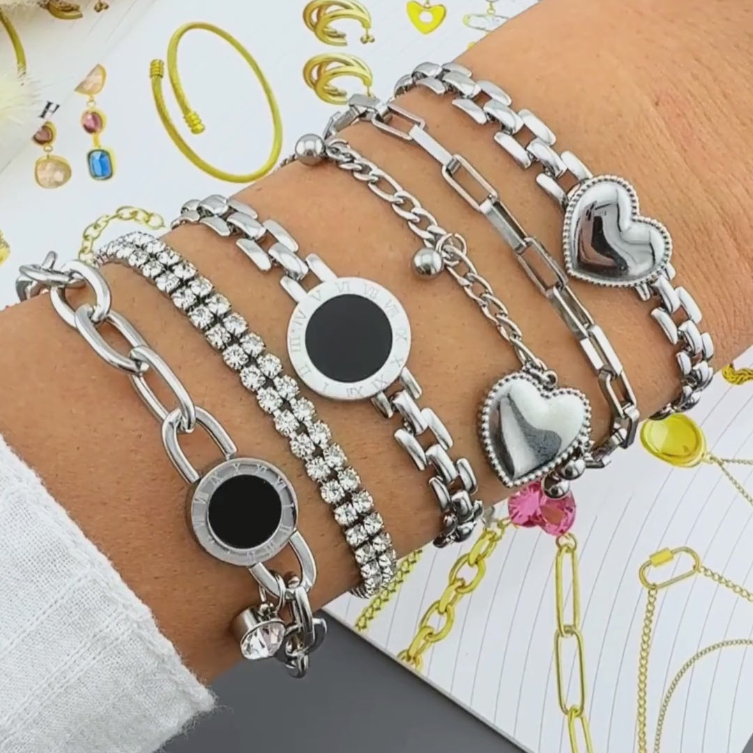 Tennis Double Row Bracelet